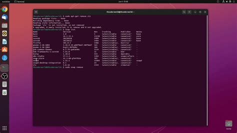 How to uninstall a program in ubuntu