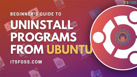 How to uninstall applications in ubuntu