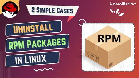 How to uninstall rpm in linux