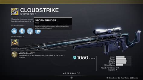 How to unlock Cloudstrike Exotic Sniper Rifle in Destiny 2