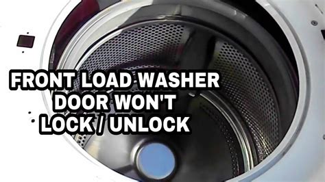 If your Amana washer lid lock is not working, it could be th