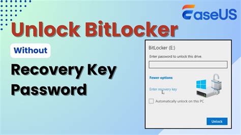 How to unlock bitlocker external hard drive without password.  When you encrypt a dr...