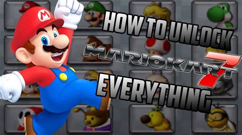 How to unlock everything in mario kart