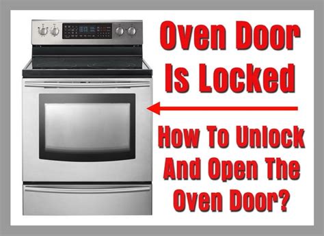How to unlock ge oven keypad. I f you can't open your oven door with one finger your oven door is probably already leaking running up your electric bill and your door hinges are on the pa... 