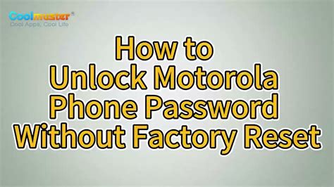 How to unlock motorola phone password without factory reset reddit.  Be...