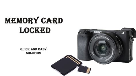 How to unlock sd card on camera.  Expanding System Memory and Application Performanc...