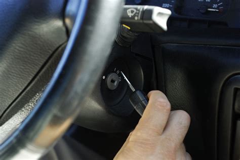 How to unlock steering wheel. Jul 20, 2016 · Remove the lower half of the steering wheel column cover and set aside. Now remove the top half of the column cover. Step 2: Press the release tab while turning the key. Now that the ignition lock cylinder is visible, locate the release tab on the side of the cylinder. While depressing the release tab, turn the key until the ignition cylinder ... 