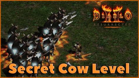 How to unlock the secret cow level in Diablo 2