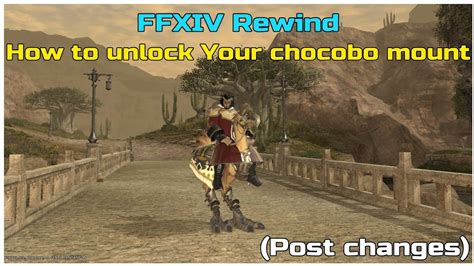 How to unlock your FFXIV Chocobo