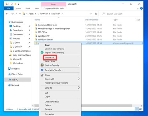 How to unzip files. Sep 22, 2016 · Another way to quickly zip some files is to highlight them, right-click and hit Send to > Compressed (zipped) folder. The easiest way to unzip a file is to right-click on it and press Extract All. A new window will open up and you can select where you want the files to be extracted. By default, it will extract the contents to the same directory ... 