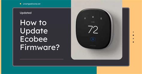How to update ecobee firmware. Things To Know About How to update ecobee firmware. 
