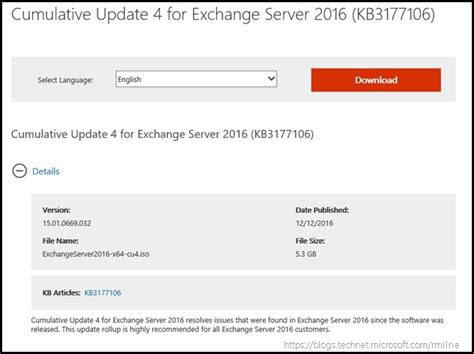 How to update exchange 2016.  Because each CU is a full installation of Exchange that inc...