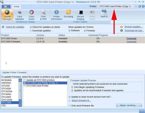 How to update firmware on a HID Fargo DTC100 printer from …