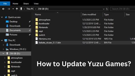 9a. Run either the yuzu or yuzu Early Access shortcuts that were created by the yuzu installer tool. 9b. in yuzu, click on + Add New Game Directory in the browser, and navigate to the folder where you placed your XCI or NSP files. 9c. To install game Updates and/or DLC. In yuzu, click File >> install to NAND and. 