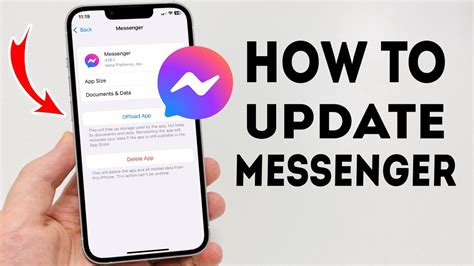 How to update messenger in iphone