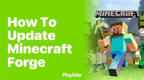 How to update minecraft forge version