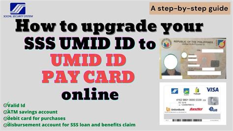 How to upgrade SSS UMID ID into UMID ATM CARD ONLINE?