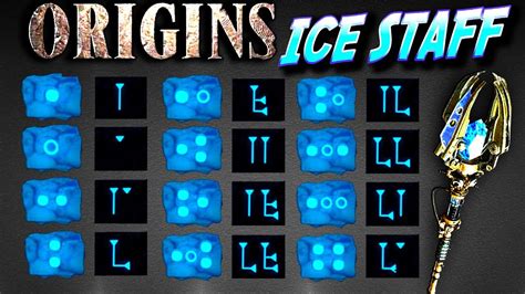 How to upgrade ice staff in origins. Rexermus. • 1 yr. ago. Each part of the Ice Staff will spawn in a specific part of the map. The top will always spawn in a dig spot in the starting trenches/Gen1-3 area, The middle will spawn in the mound/Gen4-5 area, and the bottom will spawn in the Church area. You have to dig in the right area when it's snowing. 2. 