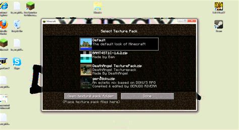 How to upload minecraft texture packs