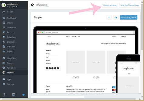 How to upload template (install) to Shopify Template Monster Help