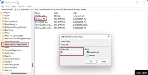 How to usb block in registry