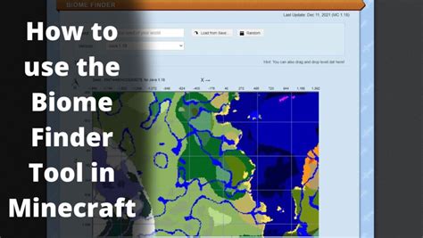 How to use Biome Finder in Minecraft 2022 