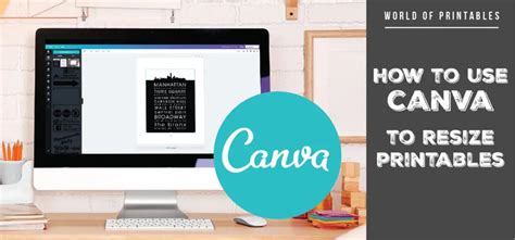 How to use Canva to resize printables to any dimension