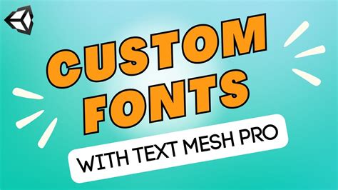 How to use Custom Fonts in Unity Unity Engine Tutorial 13 YouTube
