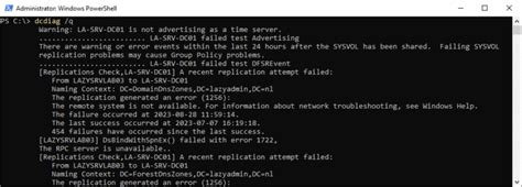 How to use DCDiag to check Domain Controllers — LazyAdmin