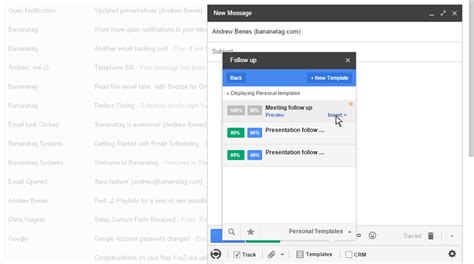 How to use Email Templates in Gmail Bananatag