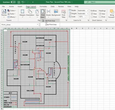 How to use Excel to design simple Floor Plans 2023