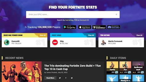 How to use Fortnite tracker to check your stats, K/D, and more