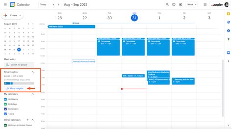 How to use Google Calendar Time Insights purshoLOGY