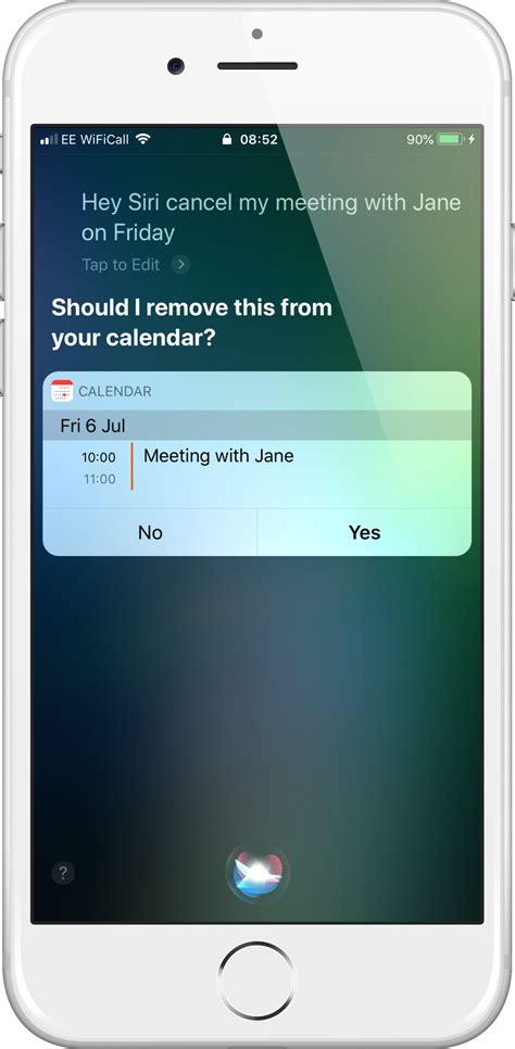 How to use Siri with the Calendar Siri User Guide