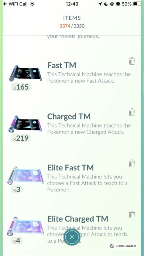 How to use a Charged TM in Pokémon Go 