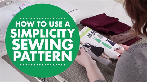 How to use a Simplicity Sewing Pattern YouTube