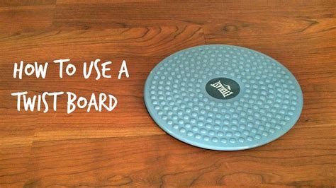 How to use a Twist Board to Lose Belly Fat - YouTube