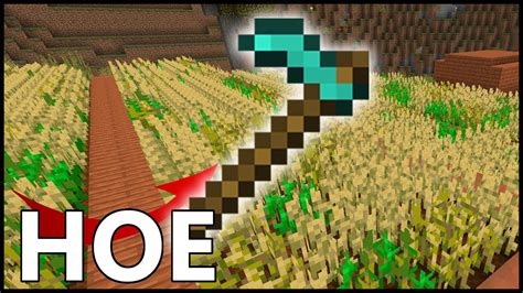 How to use a hoe in minecraft