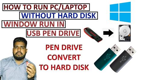 How to use a laptop or desktop without hard disk drive / …