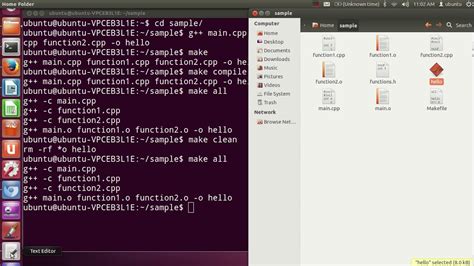 How to use a makefile in c