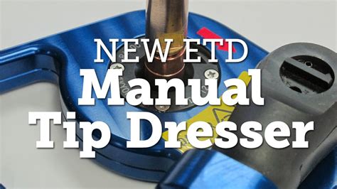 How to use a manual tip dresser. - Parts and service manual for cat t30.