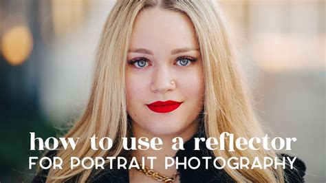 How to use a reflector in photography