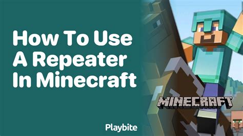 How to use a repeater minecraft