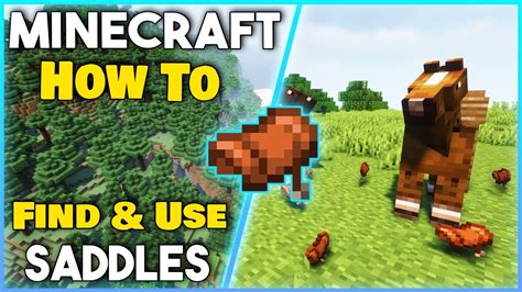 How to use a saddle minecraft