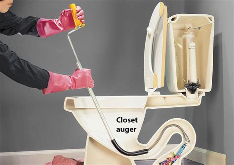 How to use a toilet auger. Use a toilet auger to unclog toilets by inserting the cable into the drain and cranking the handle. A toilet auger is different from a snake, as it is … 