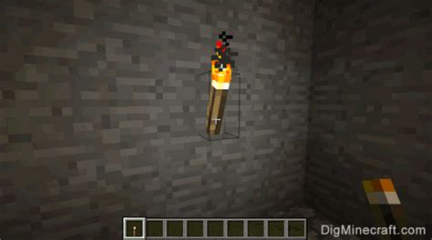 How to use a torch in minecraft