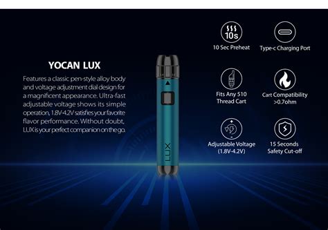 How to use a yocan battery. Flame. Yocan Flame vaporizer pen is powered by a long lasting 1400mAh battery. Get your own Yocan Flame Dual-Use Vaporizer Pen today! The Yocan Flame is a multi-functional device that has a very high quality performance, it's comes with XTAL coil and QDC oil. 
