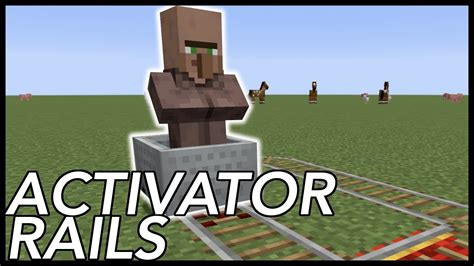 How to use activator rails in minecraft