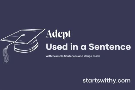 How to use adept in a sentence