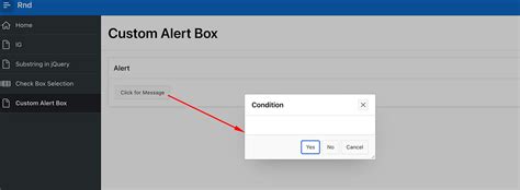 How to use alert function in jquery
